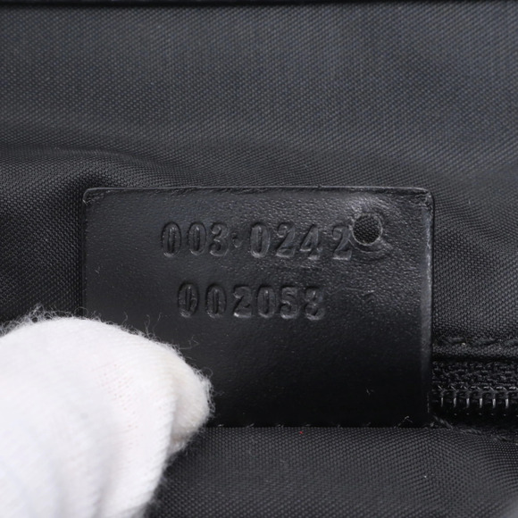 GUCCI Black Leather Backpack
